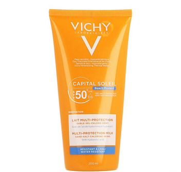 VICHY CAP. SOL. BEACH PROTECT ZONNEMELK IP50 200ML