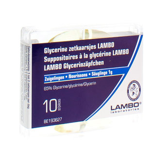 GLYCERINE LAMBO SUPPO KEGELVORM BB 10