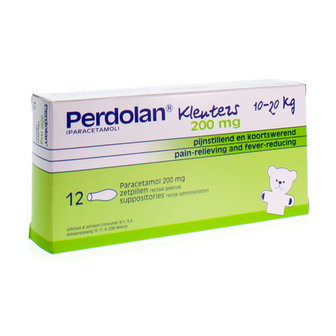 PERDOLAN SUPP KLEUT JEUN ENF 12X200MG