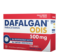 DAFALGAN 500 MG ODIS TABL 16