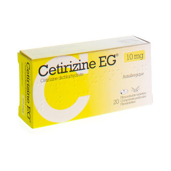 CETIRIZINE EG COMP 20 X 10 MG