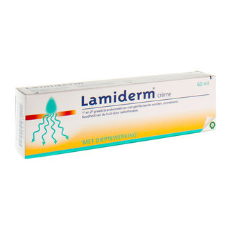 LAMIDERM CREME BRANDWONDEN 1C+2C TUBE 60ML