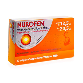 NUROFEN KIND 125MG SUPPO 10 X 125 MG