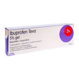 IBUPROFEN TEVA GEL TUBE 120 G