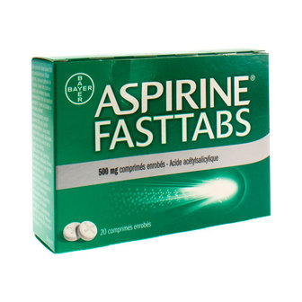 ASPIRINE FASTTABS 500MG FILMOMH.TABL 20