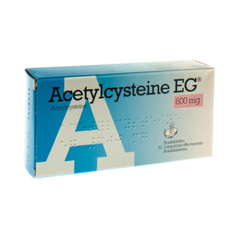 ACETYLCYSTEINE EG 600MG BRUISTABL 30X600MG