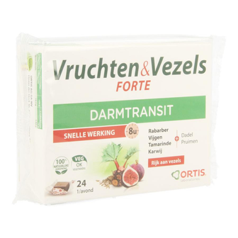 ORTIS VRUCHTEN &amp; VEZELS FORTE BLOKJE 24