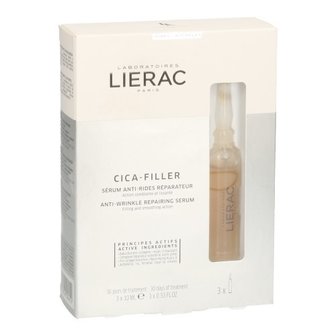 LIERAC CICA FILLER SERUM A/RIMPEL HERST.AMP 3X10ML