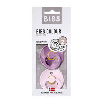 BIBS 2 FOPSPEEN DUO LAVENDER BABY PINK