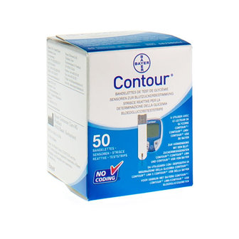 BAYER CONTOUR TESTSTRIPS 50