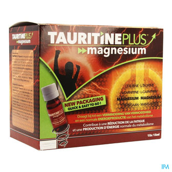 TAURITINE PLUS MAGNESIUM AMP 15X15ML CREDOPHAR