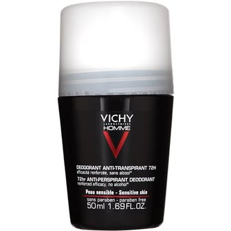 VICHY HOMME DEO GEVOELIGE HUID 48U ROLLER 50ML