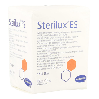 STERILUX ES KP N/ST 8PL 10,0X10,0CM 100 4188042