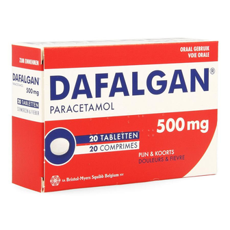 DAFALGAN 500 MG DROOG COMP 20