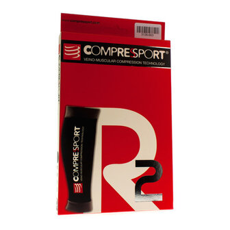 COMPRESSPORT CALF R2 BLACK T4