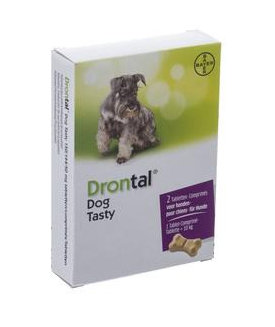 DRONTAL TASTY BONE 150/144/5MG 10KG DOG COMP 2