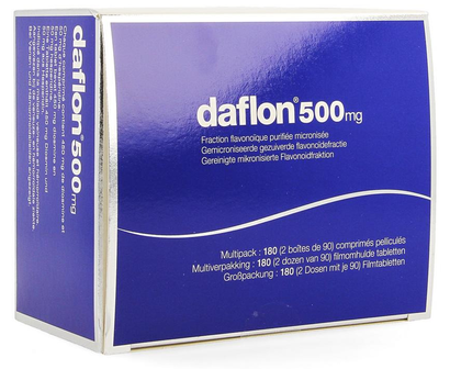 DAFLON 500MG FILMOMH TABL 180