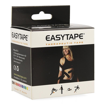 EASYTAPE KINESIOLOGY TAPE ZWART