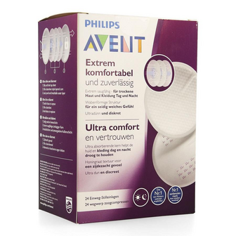 PHILIPS AVENT BORSTKOMPRES DAG/NACHT 24 SCF254/24