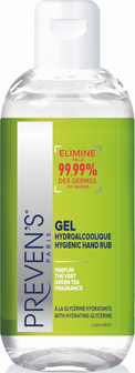 PREVEN&#039;S HANDGEL HYDROALCOHOL. GROENE THEE 100 ML