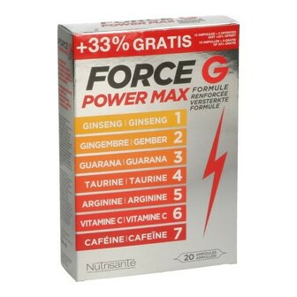 FORCE G POWER MAX LOT AMP 20