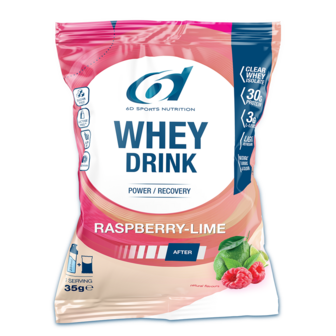 6D WHEY DRINK RASPBERRY&amp;LIME PDR 8X35G