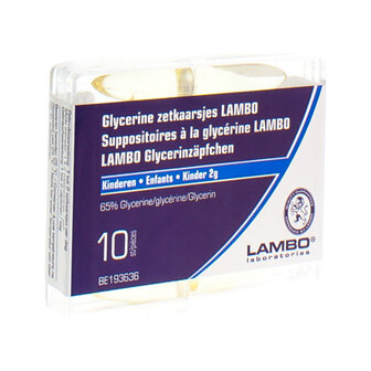 GLYCERINE LAMBO SUPPO KEGELVORM ENF 10