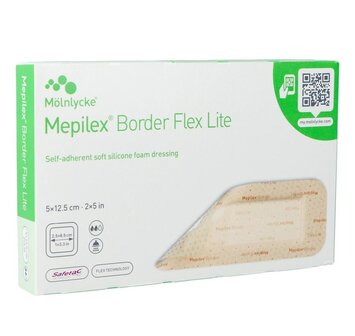 MEPILEX BORDER FLEX LITE 5CMX12,5CM 5 581100
