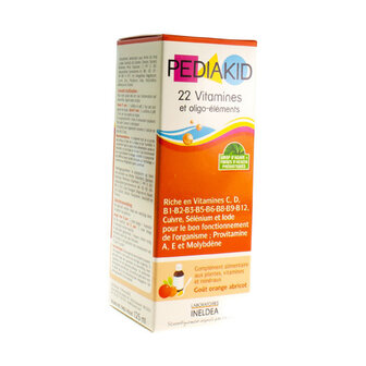 PEDIAKID 22 VITAMINES &amp; OLIGO ELEMENTS FL 125ML