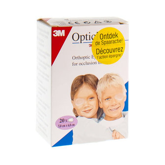 OPTICLUDE 3M JUNIOR OOGKOMPRES 63MMX48MM 20 1537