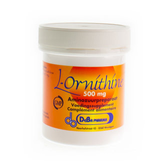 L-ORNITHINE CAPS 60X500MG DEBA