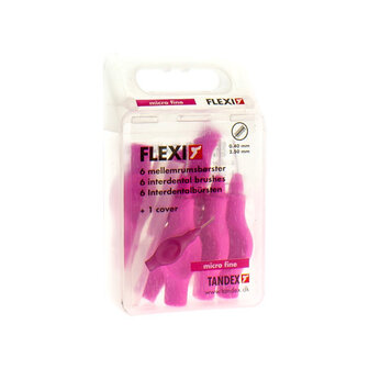 FLEXI FUCHSIA BORSTELTJE MICRO FINE INTERDENTAAL 6