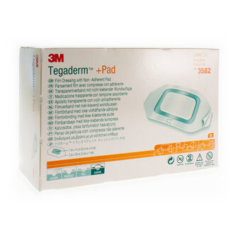 TEGADERM + PAD 3M TRANSP STERIL 5CMX 7CM 50 3582