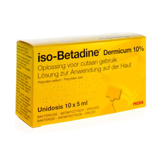 ISO BETADINE DERM 10% UNIDOSE FL 10X5ML