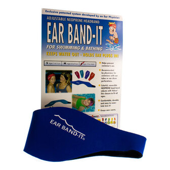 EAR BAND-IT ZWEMMEN NEOPREEN LARGE