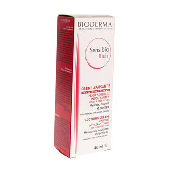 BIODERMA SENSIBIO RIJKE CREME GEVOELIGE DROGE HUID 40ML