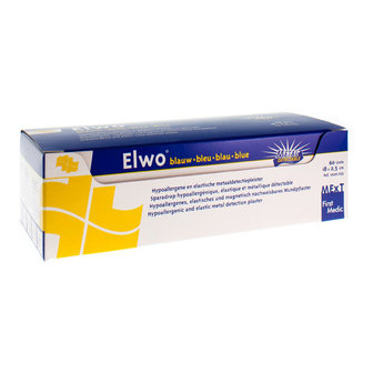 ELWO PLEISTER ELAST BLAUW 2,5CMX18CM 60 0020035