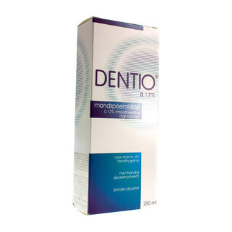 DENTIO B 0,12% MONDSPOELMIDDEL 250ML