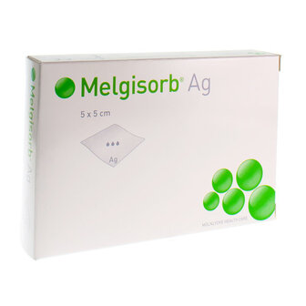 MELGISORB AG KP STER 5X 5CM 10 256050