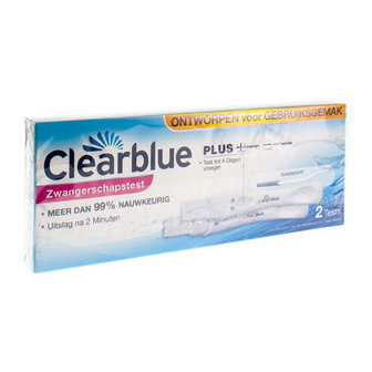 CLEARBLUE PLUS ZWANGERSCHAPSTEST 2