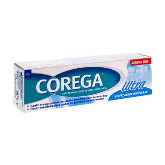 COREGA ULTRA KLEEFCREME Z/ZINK TUBE 40G