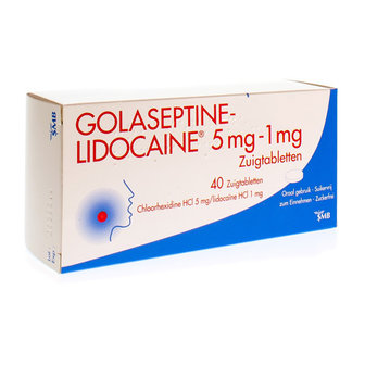 GOLASEPTINE LIDOCAINE ZUIGTABL 40