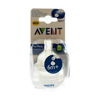 AVENT SPEEN DIKKERE PAP SIL 2