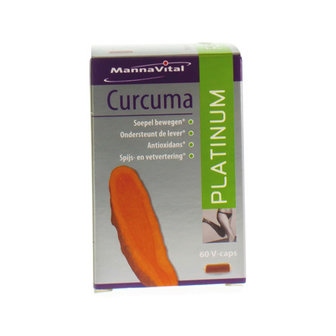 MANNAVITAL CURCUMA PLATINUM V-CAPS 60