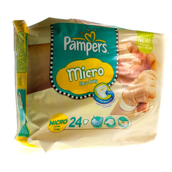 PAMPERS MICRO LUIERS 1X24