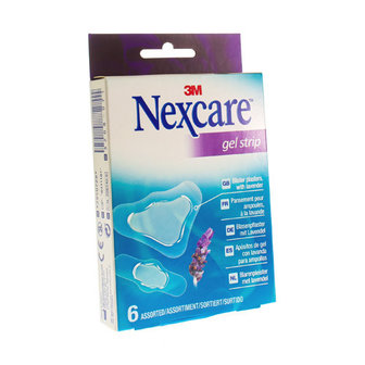 NEXCARE 3M GEL STRIPS LAVENDER ASSORTI 6