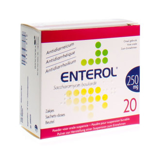 ENTEROL 250 MG PULV SACH 20