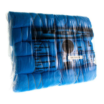 SCHOENOVERTREK PE BLAUW 100 VF-MED