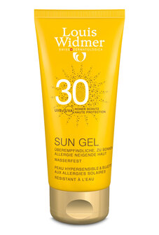 WIDMER SUN GEL SPF30 ZONDER PARFUM TUBE 100ML