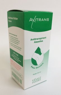 AXITRANS ROLLER GEVOELIGE HUID A/TRANSPIRANT 20ML